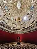 The elliptical Renaissance dome of the chapterhouse