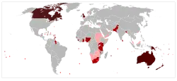 Map of realms and territories