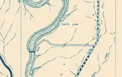 A map of a road