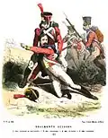 Swiss soldiers of the Grande Armée during the Napoleonic Wars
