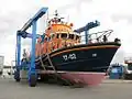 Hull with bow thruster