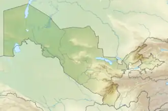 Central Asia is located in Uzbekistan