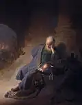 Jeremiah, by Rembrandt