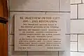 Restoration plaque