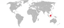 Map of range
