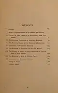 Table of contents to The emission of electricity from hot bodies (1916)
