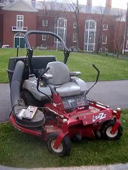 A zero-turn mower