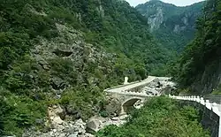 Route to the Ulim waterfalls near Wonsan