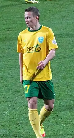 Pich playing for MŠK Žilina