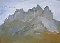 Rochers de Lanfon, by John Ruskin