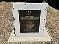 Memorial to 11 railroad workers killed in a collision in April 8, 1935.