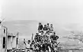 Members of the Yiftach Brigade arriving at Camp Philo, Rosh Pinna. 1948