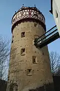 The Red Tower seen from the zwinger