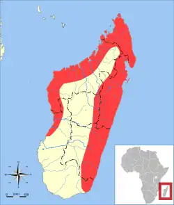 Map of range