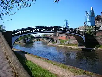 Roving bridges at Smethwick Junction.