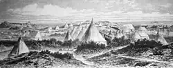 Royal Artillery and Royal Engineers camp at Tucker's Town, St. George's Parish, Bermuda in 1867