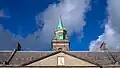 The Clocktower on the north side of the Courtyard