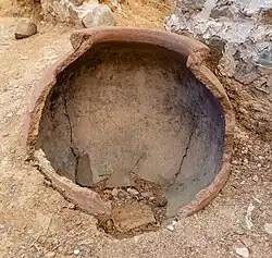 Remnants of qvevri
