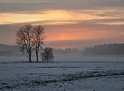 Sunset on the Ruschweiler Lake&nbsp;[de]