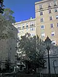 The former Ruskin Apartments, now the University of Pittsburgh's Ruskin Hall