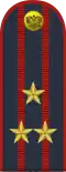 Polkovnik of the Police (until 2011 — Militsiya), also National Guard