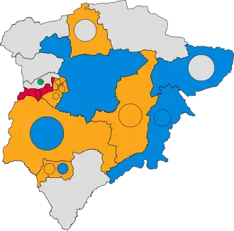 2023 results map