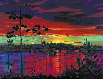 Sunset, 1917