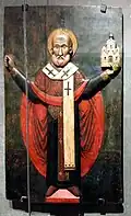 Saint Nicholas of Mozhaisk, 17th century