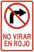 R-3-5a No right turn on red