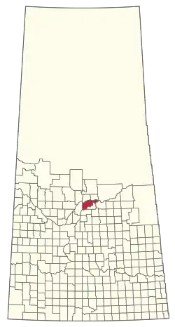 Location of the RM of Prince Albert No. 461
