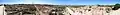 Panoramic image of a part of the archaeological site