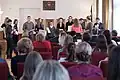 A Latvia 100 event in 2018 at the courtroom