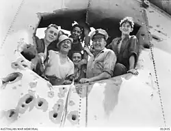 The hole in Sydney's forward funnel