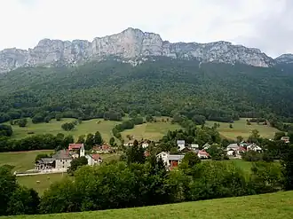 A general view of Sainte-Marie-du-Mont
