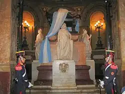 Buenos Aires Metropolitan Cathedral, mausoleum of General San Martín in Buenos Aires, Argentina