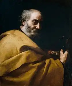 Apostle, Saint Peter, 1630–1635, 75 x 64&nbsp;cm., Museo del Prado