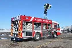 A Santa Monica Fire Department Air and Light unit