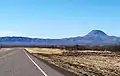 Santiago Peak (right) from Highway 385