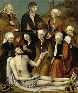 The lamentation by Lucas Cranach
