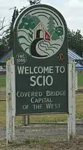Welcome sign