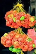 Scotch bonnet peppers in a Brazilian market, in Tabatinga— a town along the Amazon River.