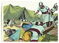Many Assyrian soldiers died in their camp