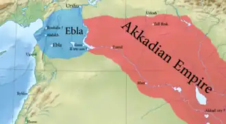 Approximate borders of the second kingdom
