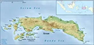 Atiahu is located in Seram Island