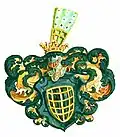 The Württemberg Seuter&nbsp;[ de] carried a golden basket in their escutcheon and upper coat of arms.[13]