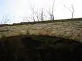 Detail of the ring stones at the top of one of the arches