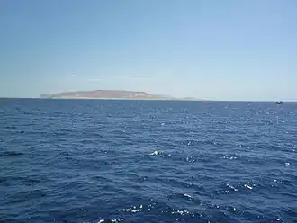 Shadwan from a boat