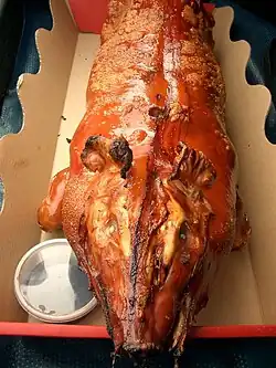 Roast piglet