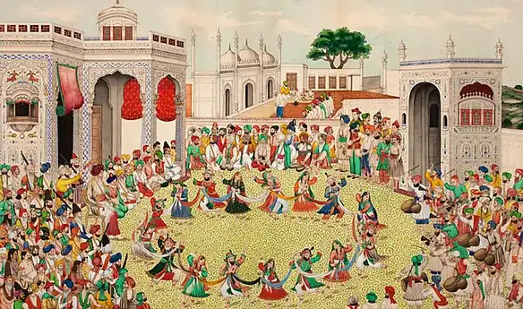 Sher Singh in Lahore, c. 1845 CE.