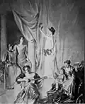 mural The Republic's Welcome to Her Daughters by Rosina Emmet Sherwood